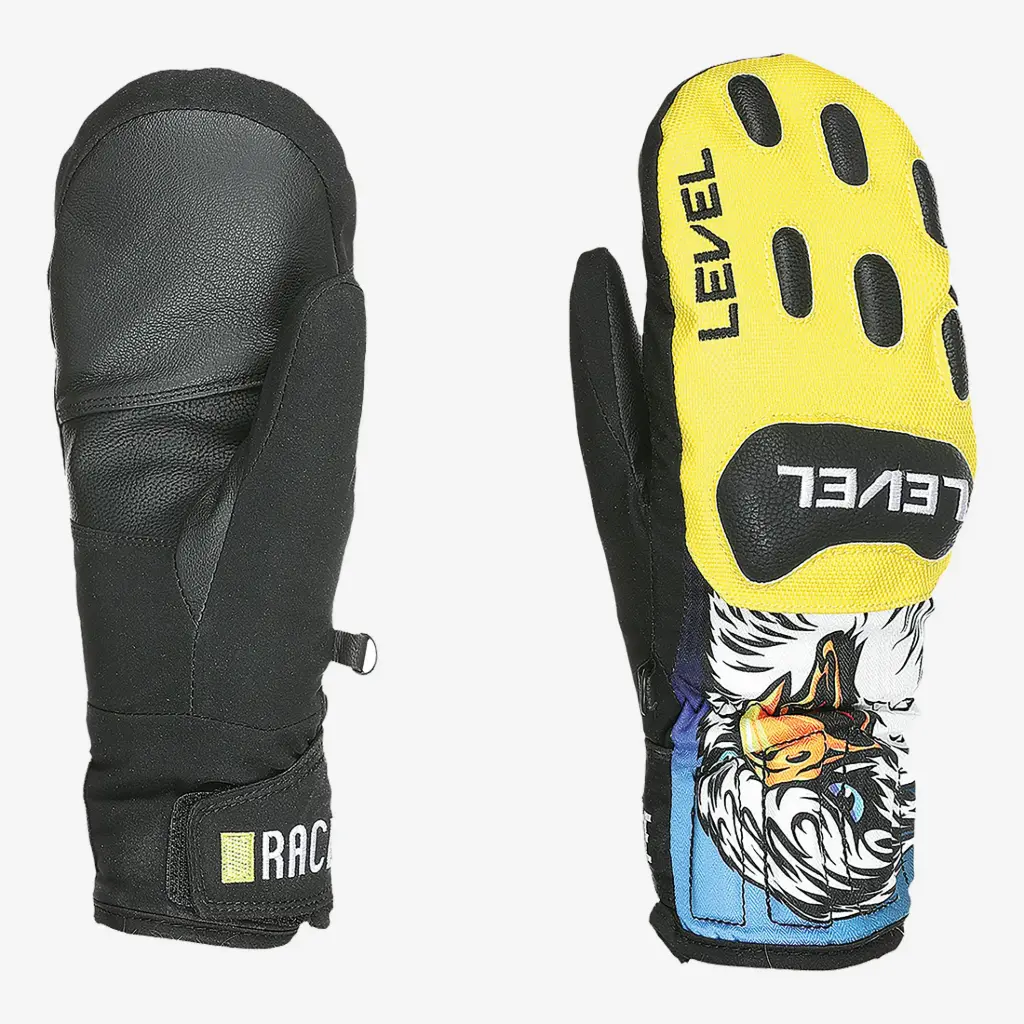 [4119JM66-7.0] RACE JR MITT AMARILLO NEGRO (7.0)