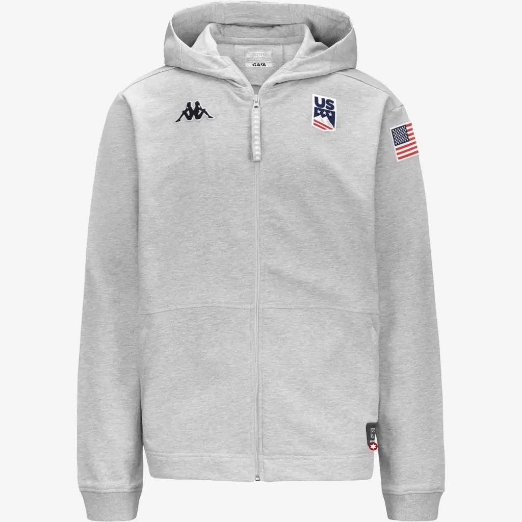 HOODIE TOP USSA GREY