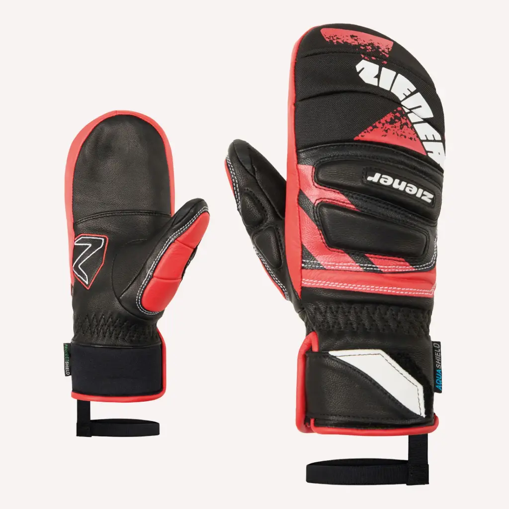 [115029.12888-5.5] LOPAKI-Z AS® PR MITTEN SCHWARZ/ROT (5.5)