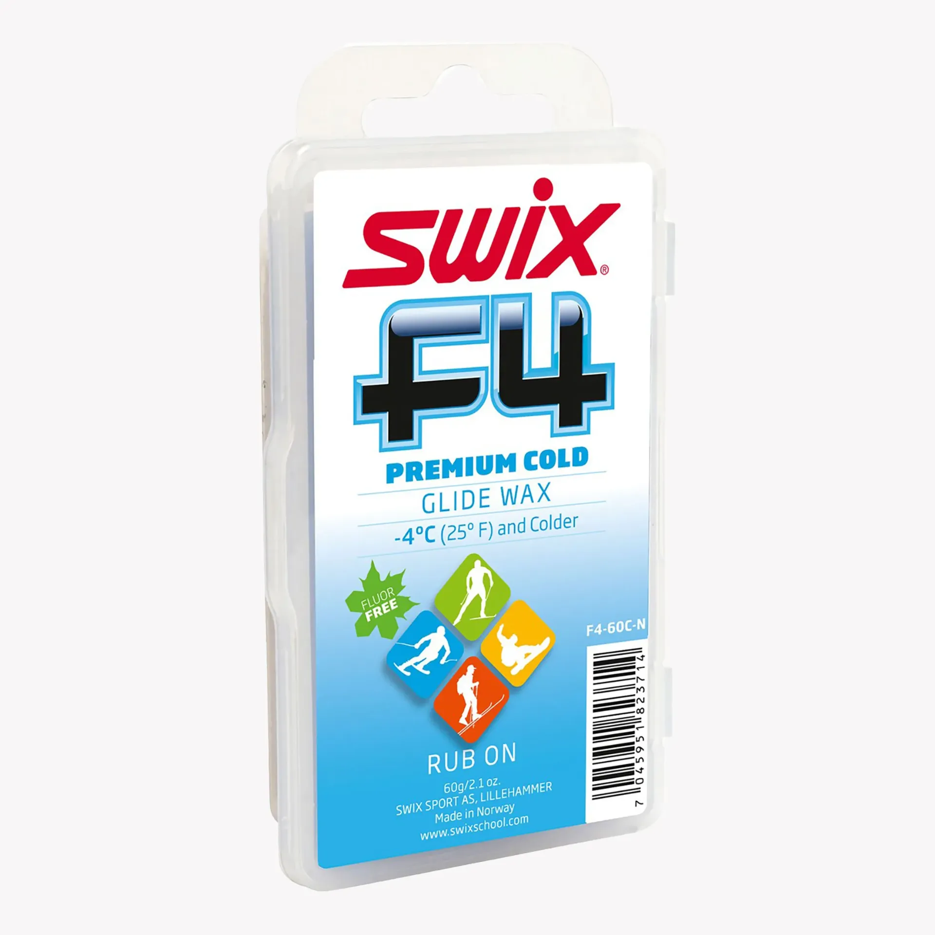 [F4-60C-N] FART F4 GLIDE WAX 60G BLEU